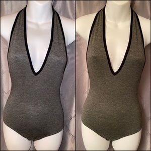 **TWO FOR ONE** Gray & Black Wet Seal Bodysuits S